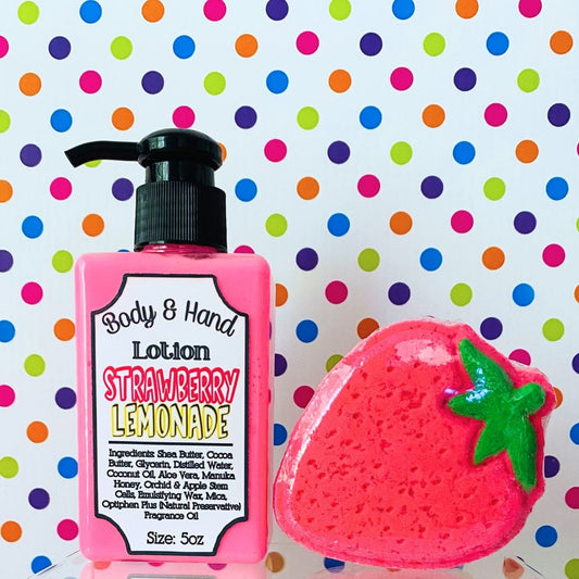 Mandatory Me Time LOTION - STRAWBERRY LEMONADE