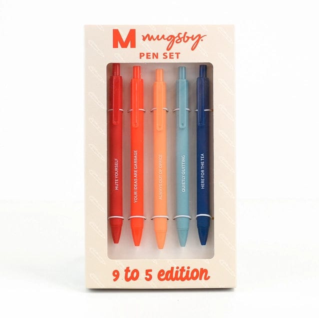 Mugsby PEN SET - WORKING 9 TO 5