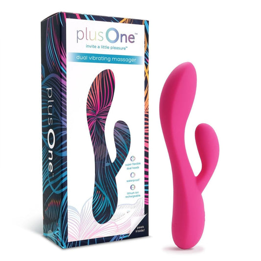 plusOne VIBRATING MASSAGER | PINK