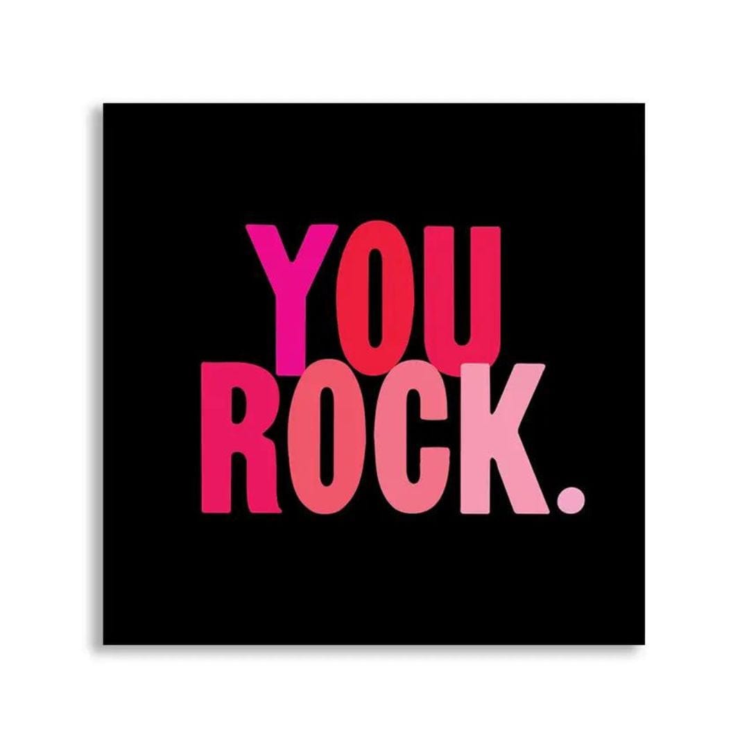 Quotable Cards MAGNET - YOU ROCK