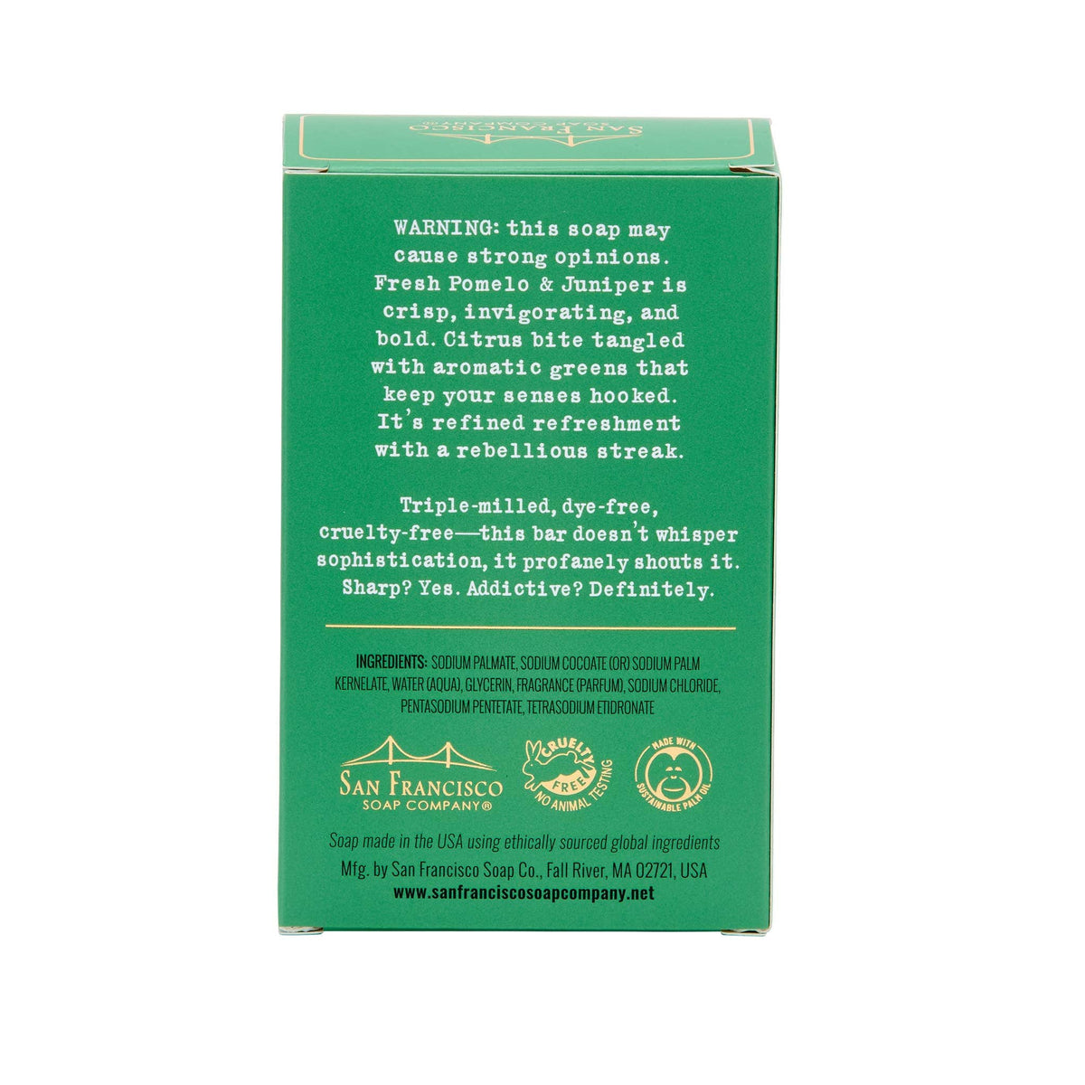 San Francisco Soap / Man Bar Soap SOAP | SENTENCE ENHANCERS
