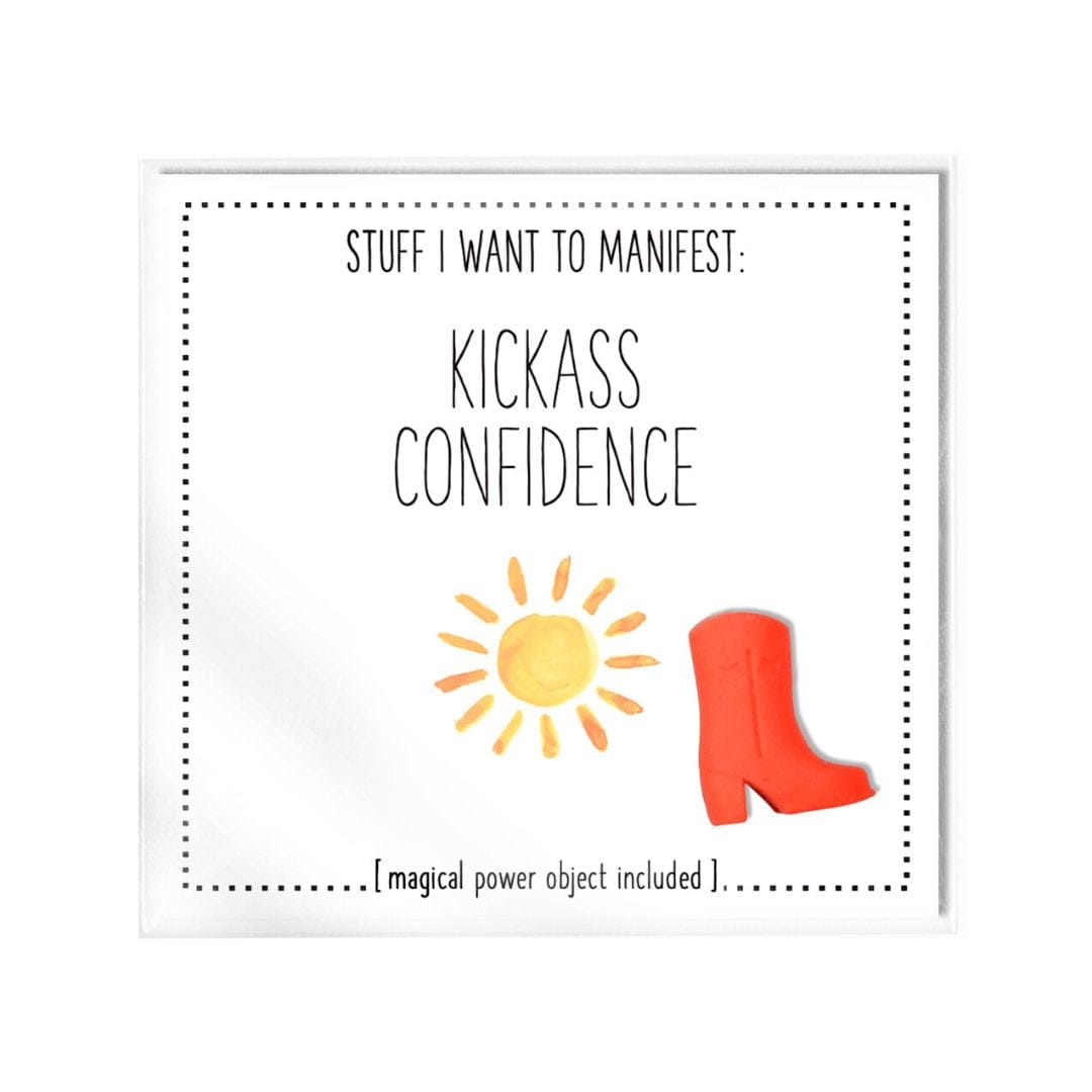 Warm Human MANIFESTATION CARD | KICKASS CONFIDENCE