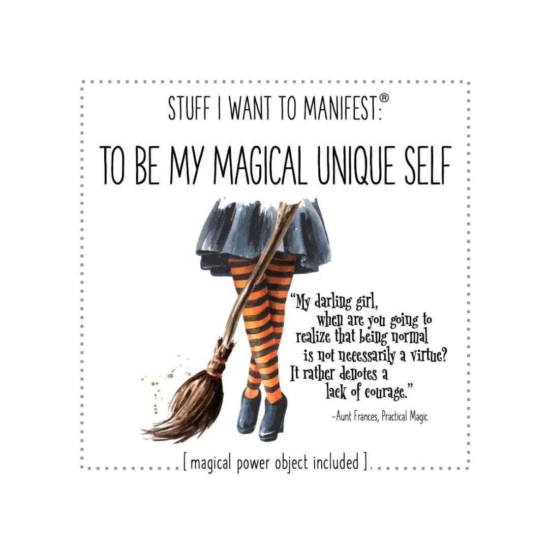 Warm Human MANIFESTATION CARD | TO BE MY MAGICAL UNIQUE SELF