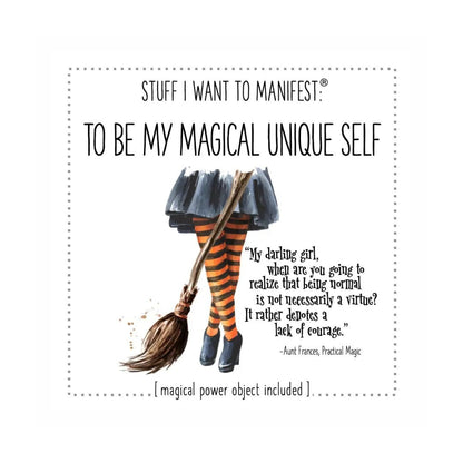 Warm Human MANIFESTATION CARD | TO BE MY MAGICAL UNIQUE SELF