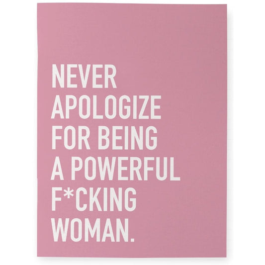 Classy Cards Creative Notebooks & Notepads NOTEBOOK - POWERFUL F*CKING WOMAN