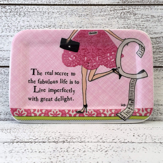 Curly Girl Trays CATCHALL CERAMIC - SECRET TO THE FABULOUS LIFE