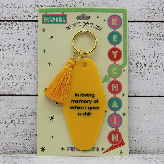 Funny Motel Keychain