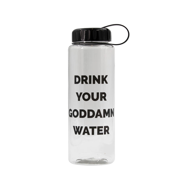 GetBullish WATER BOTTLE - DRINK YOUR GODDAMN WATER