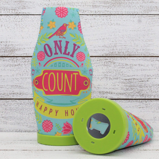 Karma Gifts BOTTLE COVER - ONLY COUNT HAPPY HOURS
