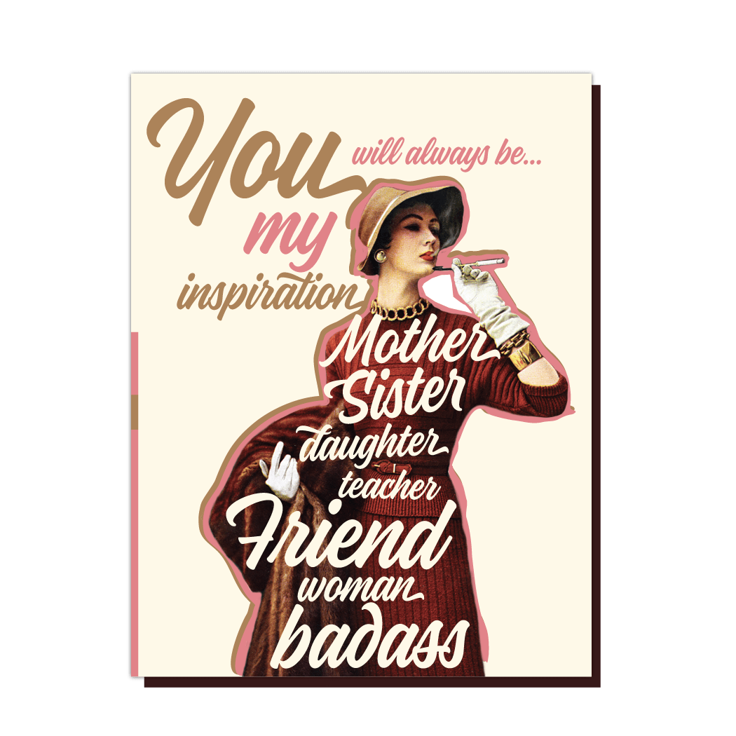 Offensive+Delightful Cards CARD - INSPIRATIONAL WOMAN