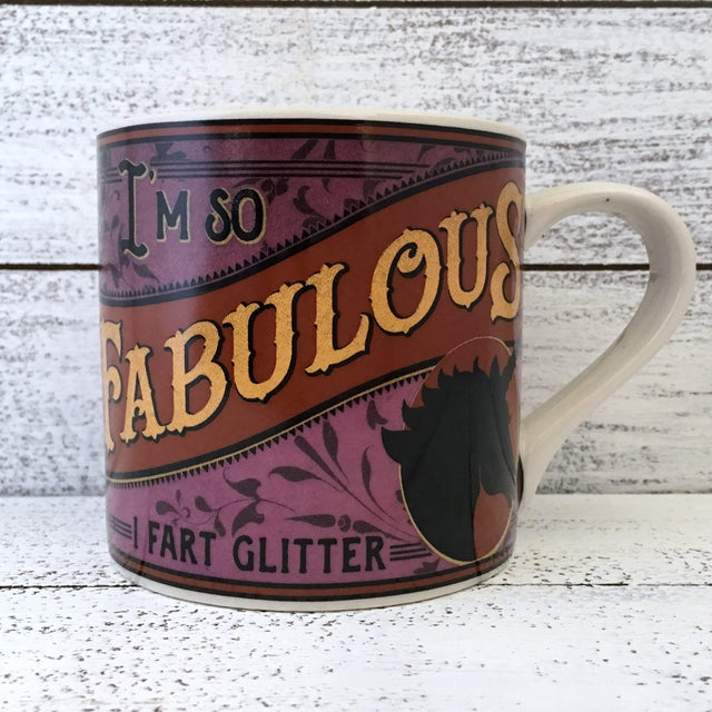 Trixie & Milo Coffee Mugs COFFEE MUG - I'M SO FABULOUS I FART GLITTER