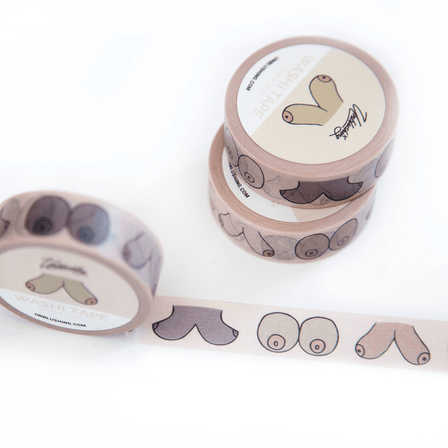 Unblushing WASHI TAPE - BOOBS